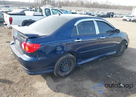 2004 Toyota Corolla S из США, поврежденный, VIN 1NXBR32E04Z228986
